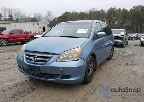 2006 Honda Odyssey Ex-L из США, поврежденный, VIN 5FNRL38646B115560